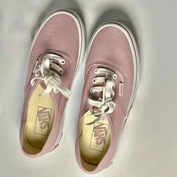 Vans Pink Canvas Platform Sneakers W/ Floral Design Womens Size 6.5 - Picture 9 of 9